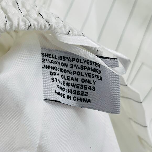 WALTER BAKER Tank Size Small Crop Chicago Pin Stripe NWT White Designer Luxury - Picture 13 of 14